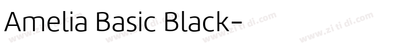 Amelia Basic Black字体转换